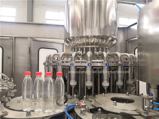 دستگاه پرکن بطری آب با قاب فولادی ضد زنگ معدنی 24000BPH