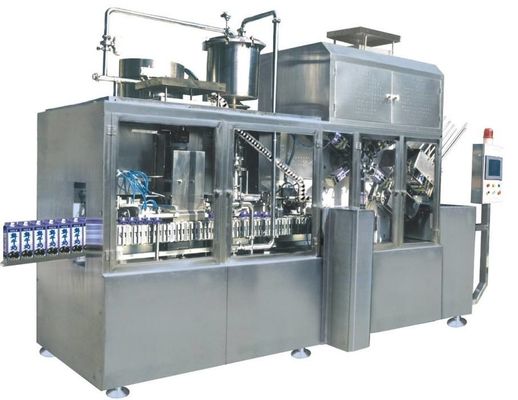 بطری کوچک 4 سر شیر اتوماتیک درب ماشین پرکن