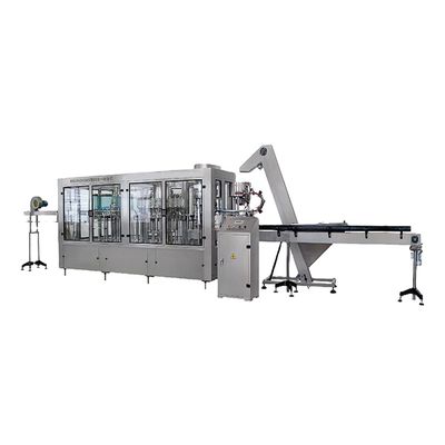 دستگاه پرکن نوشیدنی گازدار استاندارد CE بطری شیشه ای 1000BPH PLC